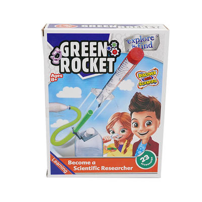 Science lab kit toy and education series DIY Green Rocket Toys For Kids